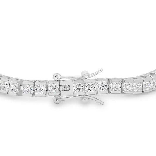 Princess Cubic Zirconia Tennis Bracelet freeshipping - Higher Class Elegance