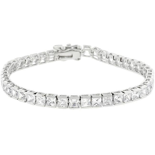Clear Cubic Zirconia Tennis Bracelet freeshipping - Higher Class Elegance