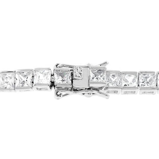 Clear Cubic Zirconia Tennis Bracelet freeshipping - Higher Class Elegance