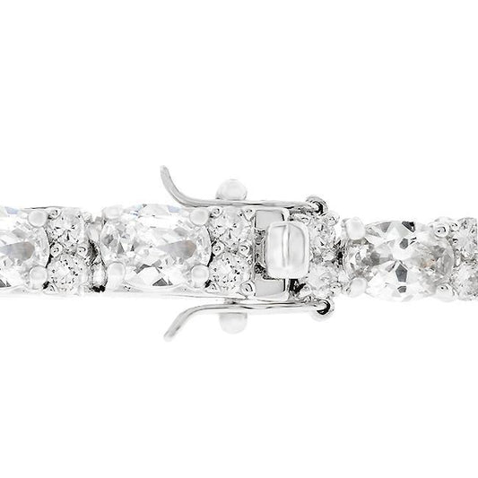 Oversized Oval Cubic Zirconia Tennis Bracelet freeshipping - Higher Class Elegance