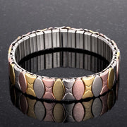 Tritone 13mm Stainless Steel Stretch Bracelet freeshipping - Higher Class Elegance