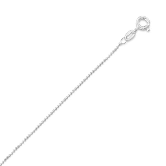 1mm Bead Chain Necklace freeshipping - Higher Class Elegance