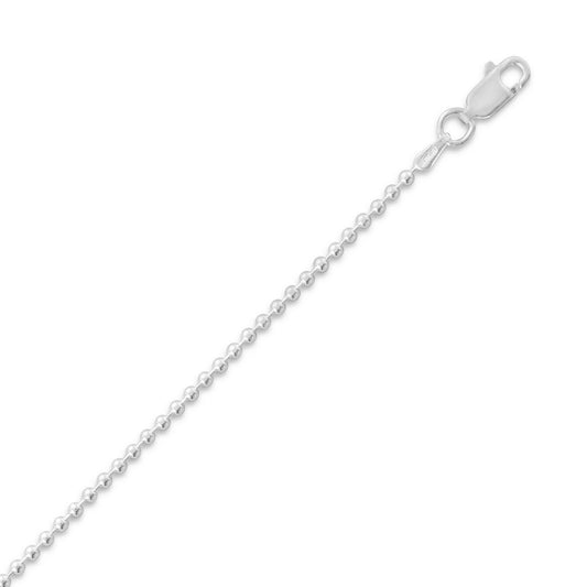 Bead Chain Necklace (1.8mm) freeshipping - Higher Class Elegance