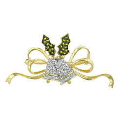 Holiday Bell Brooch freeshipping - Higher Class Elegance