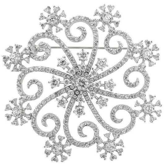 Snowflake Brooch freeshipping - Higher Class Elegance