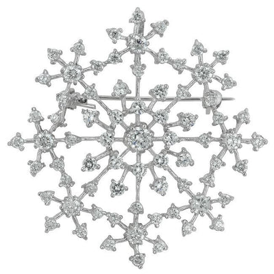 Delicate Snowflake Brooch freeshipping - Higher Class Elegance