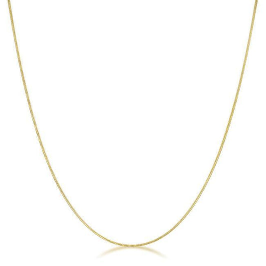 18 Inch Golden Snake Chain freeshipping - Higher Class Elegance