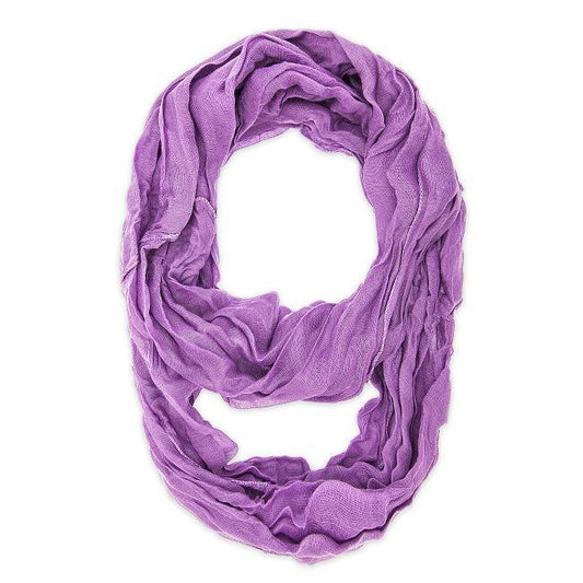 Purple Genevieve Infinity Scarf freeshipping - Higher Class Elegance