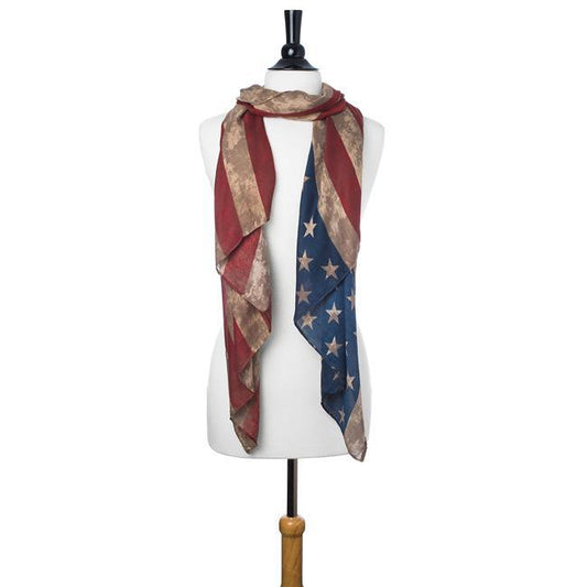 American Flag Inspired Scarf freeshipping - Higher Class Elegance
