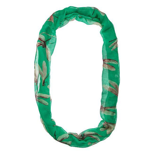 Dragonfly Turquoise Infinity Scarf freeshipping - Higher Class Elegance