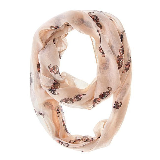 Forever Peach Infinity Scarf freeshipping - Higher Class Elegance