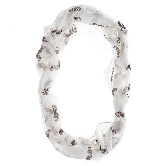 Forever White Infinity Scarf freeshipping - Higher Class Elegance