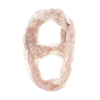 Mixology Peach Infinity Scarf freeshipping - Higher Class Elegance