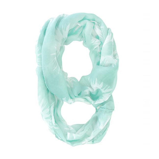 Splash Mint Infinity Scarf freeshipping - Higher Class Elegance