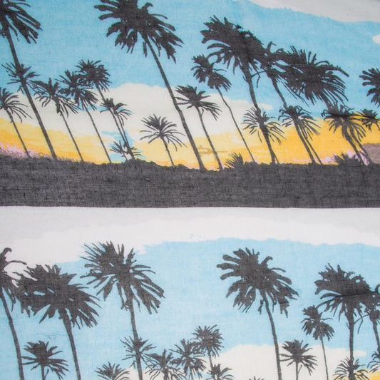 Blue Bonnie Tropical Scarf freeshipping - Higher Class Elegance