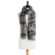 Michelle Scarf in Black freeshipping - Higher Class Elegance