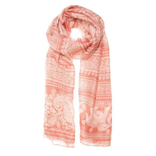Michelle Scarf in Peach freeshipping - Higher Class Elegance