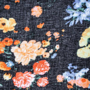 Black Aria Floral Infinity Scarf freeshipping - Higher Class Elegance