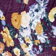 Purple Aria Floral Infinity Scarf freeshipping - Higher Class Elegance