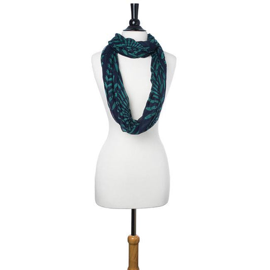 Navy Shauna Infinity Scarf freeshipping - Higher Class Elegance