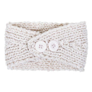 Off White Bernadette Heart Design Knit Headband freeshipping - Higher Class Elegance