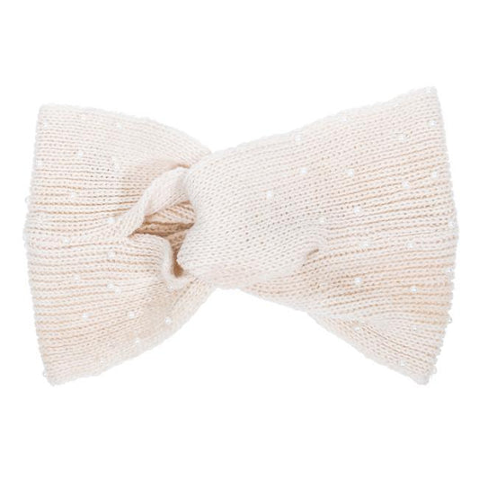 Off White Alison Knotted Knit Headband freeshipping - Higher Class Elegance