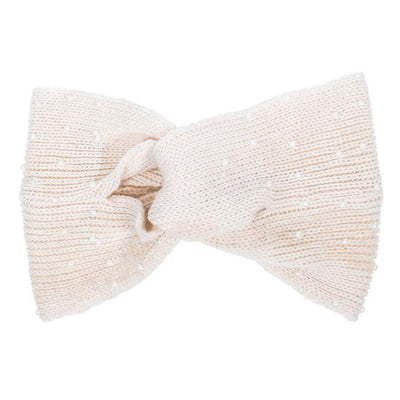 Off White Alison Knotted Knit Headband freeshipping - Higher Class Elegance