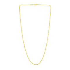 14k Yellow Gold Sparkle Chain 1.5mm freeshipping - Higher Class Elegance