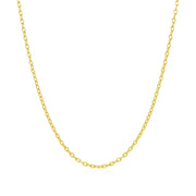 14k Yellow Gold Round Cable Link Chain 1.5mm freeshipping - Higher Class Elegance