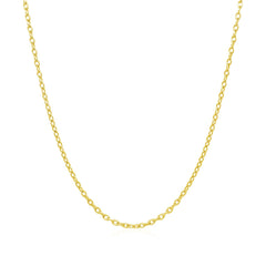 14k Yellow Gold Round Cable Link Chain 1.5mm freeshipping - Higher Class Elegance