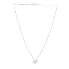 Diamond Symbol Pendant in 14k White Gold freeshipping - Higher Class Elegance