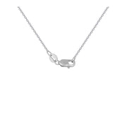 Diamond Inverted Triangle Pendant in 14k White Gold freeshipping - Higher Class Elegance