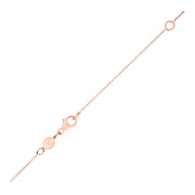 14k Rose Gold Script LOVE Necklace freeshipping - Higher Class Elegance