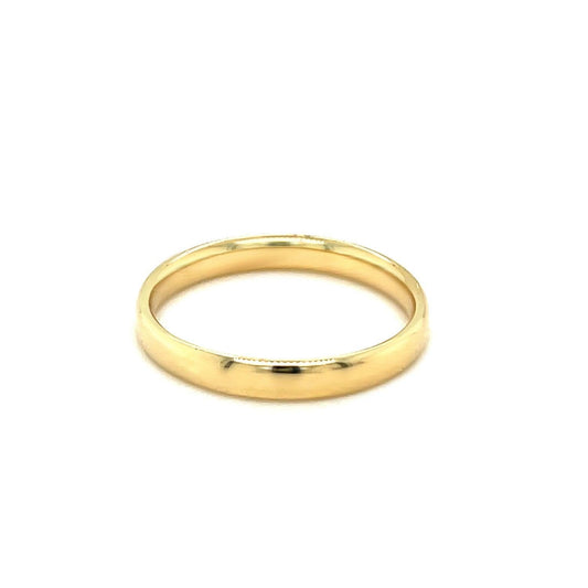 14k Yellow Gold Comfort Fit Wedding Band freeshipping - Higher Class Elegance