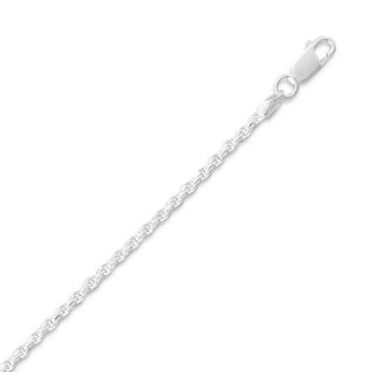 Diamond Cut Rope Chain (2.2mm) freeshipping - Higher Class Elegance