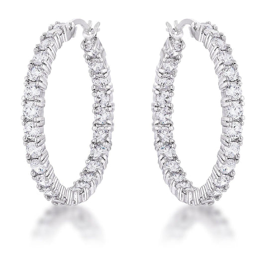 Eternity Hoop Earrings freeshipping - Higher Class Elegance