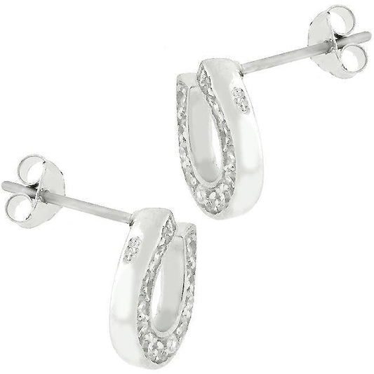Horseshoe Stud Earrings freeshipping - Higher Class Elegance