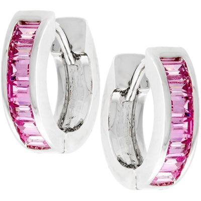 Pink Circlet Earrings freeshipping - Higher Class Elegance