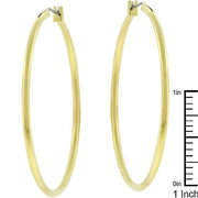Large Golden Hoop Earrings freeshipping - Higher Class Elegance
