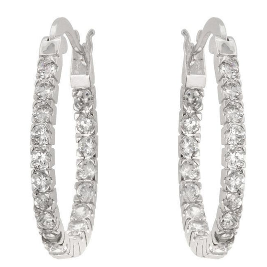 Inside-Out Hoop Earrings freeshipping - Higher Class Elegance