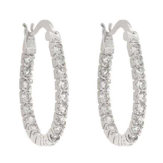 Inside-Out Hoop Earrings freeshipping - Higher Class Elegance