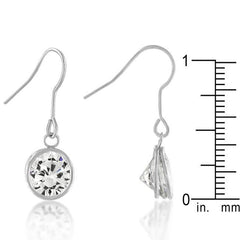 Bezel Solitaire Stud Earrings freeshipping - Higher Class Elegance