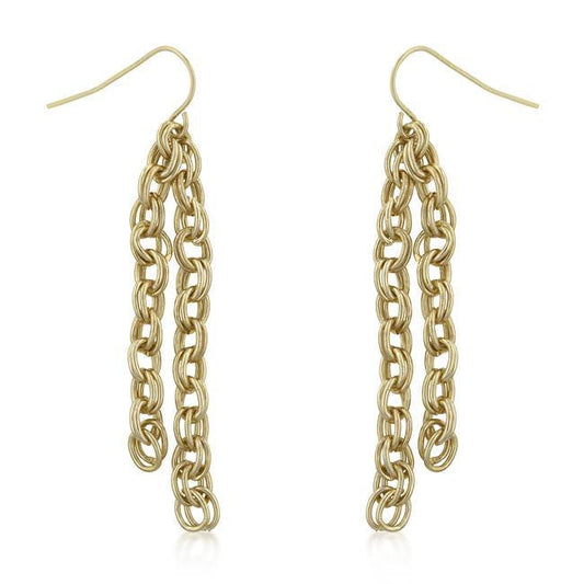 Rolo Chain Dangle Earrings freeshipping - Higher Class Elegance