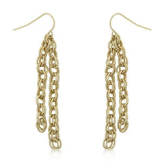 Rolo Chain Dangle Earrings freeshipping - Higher Class Elegance