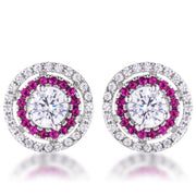 CZ Double Halo Studs freeshipping - Higher Class Elegance