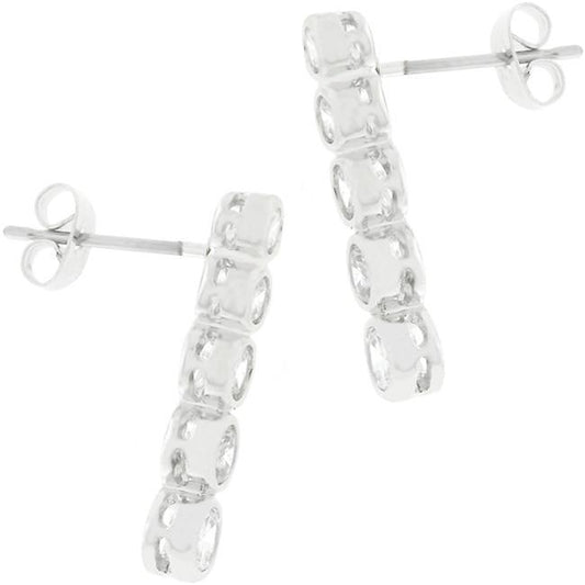 Serendipity Bezel Earrings freeshipping - Higher Class Elegance
