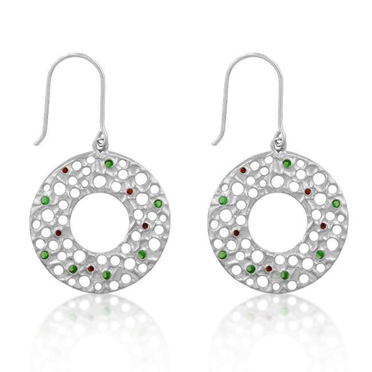 Red and Green Earrings freeshipping - Higher Class Elegance