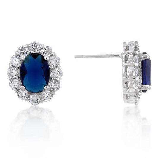 Royal Wedding Sapphire Earrings freeshipping - Higher Class Elegance