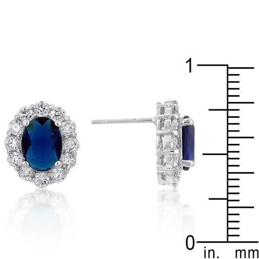 Royal Wedding Sapphire Earrings freeshipping - Higher Class Elegance