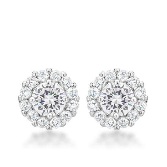 Bella Bridal Earrings in Clear freeshipping - Higher Class Elegance